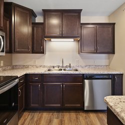 kitchen at Rivertown Residential Suites located in Monticello, MN